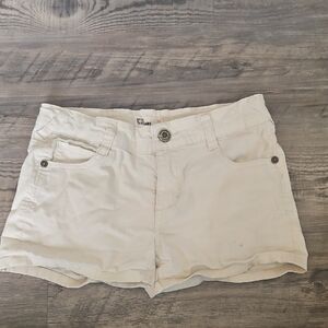 Big Star Cream Jean Shorts Classic Summer Style